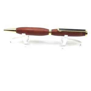 Hand Crafted Cherry Wood and Chrome Fittings Writing Pen